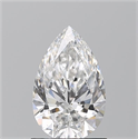 Natural Diamond 1.01 Carats, Pear with  Cut, E Color, SI1 Clarity and Certified by GIA