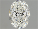 Diamante Natural 0.90 quilates, Ovalado , Color G, claridad VVS2 y certificado GIA