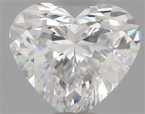 Picture of Natural Diamond 0.50 Carats, Heart with  Cut, E Color, SI2 Clarity and Certified by GIA