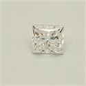 Natural Diamond 0.41 Carats, Princess with  Cut, I Color, VVS2 Clarity and Certified by GIA