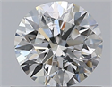 Natural Diamond 0.70 Carats, Round with Excellent Cut, G Color, SI2 Clarity and Certified by GIA