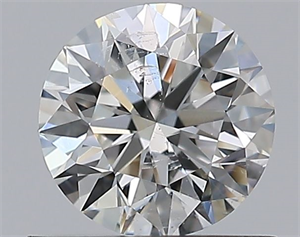 Picture of Natural Diamond 0.70 Carats, Round with Excellent Cut, G Color, SI2 Clarity and Certified by GIA