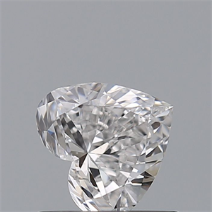 Picture of Natural Diamond 0.50 Carats, Heart with  Cut, D Color, SI2 Clarity and Certified by GIA