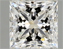 Natural Diamond 1.01 Carats, Princess with  Cut, H Color, VVS1 Clarity and Certified by GIA