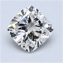 Natural Diamond 1.50 Carats, Cushion with  Cut, H Color, SI2 Clarity and Certified by GIA