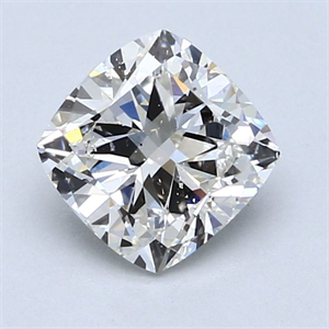 Picture of Natural Diamond 1.50 Carats, Cushion with  Cut, H Color, SI2 Clarity and Certified by GIA