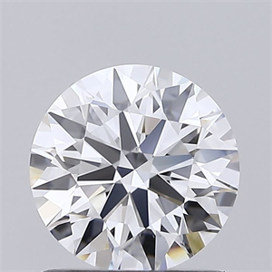 Picture of Lab Grown Diamond 1.02 Carats, Round with Ideal Cut, D Color, VS1 Clarity and Certified by IGI