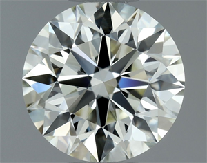 Picture of Natural Diamond 0.75 Carats, Round with Excellent Cut, L Color, VS1 Clarity and Certified by GIA