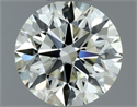Natural Diamond 0.75 Carats, Round with Excellent Cut, L Color, VS1 Clarity and Certified by GIA