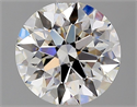 Natural Diamond 2.14 Carats, Round with Excellent Cut, I Color, VVS2 Clarity and Certified by GIA