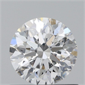 Natural Diamond 0.71 Carats, Round with Excellent Cut, F Color, SI1 Clarity and Certified by GIA