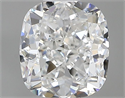Natural Diamond 0.70 Carats, Cushion with  Cut, G Color, SI1 Clarity and Certified by GIA