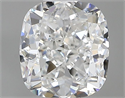 Natural Diamond 0.70 Carats, Cushion with  Cut, G Color, SI1 Clarity and Certified by GIA