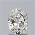 Diamante Natural 0.71 quilates, Ovalado , Color H, claridad SI1 y certificado GIA