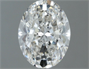 Natural Diamond 1.20 Carats, Oval with  Cut, G Color, VVS2 Clarity and Certified by IGI