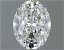 Natural Diamond 1.20 Carats, Oval with  Cut, G Color, VVS2 Clarity and Certified by IGI