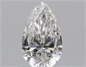 Natural Diamond 0.50 Carats, Pear with  Cut, G Color, SI1 Clarity and Certified by GIA