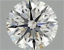 Lab Grown Diamond 1.50 Carats, Round with Excellent Cut, H Color, VS1 Clarity and Certified by IGI
