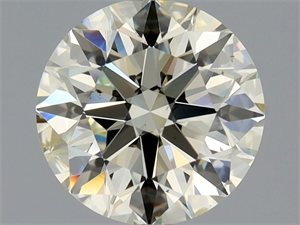 Picture of Natural Diamond 1.50 Carats, Round with Excellent Cut, M Color, SI2 Clarity and Certified by GIA