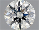 Natural Diamond 1.00 Carats, Round with Excellent Cut, F Color, SI2 Clarity and Certified by GIA