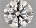 Natural Diamond 0.70 Carats, Round with Very Good Cut, E Color, VVS1 Clarity and Certified by IGI