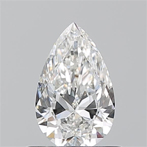 Picture of Natural Diamond 0.60 Carats, Pear with  Cut, G Color, VVS2 Clarity and Certified by GIA