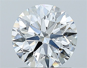 Picture of Natural Diamond 1.01 Carats, Round with Excellent Cut, D Color, SI1 Clarity and Certified by GIA
