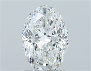 Picture of Natural Diamond 1.00 Carats, Oval with  Cut, E Color, VVS2 Clarity and Certified by GIA