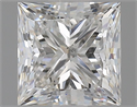 Diamante Natural 0.90 quilates, Princesa , Color G, claridad SI1 y certificado GIA