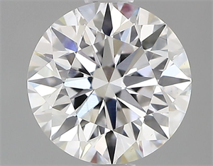 Picture of Lab Grown Diamond 1.03 Carats, Round with Excellent Cut, D Color, VS1 Clarity and Certified by IGI