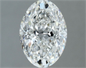 Natural Diamond 1.51 Carats, Oval with  Cut, G Color, VS2 Clarity and Certified by GIA
