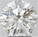 Natural Diamond 2.01 Carats, Round with Excellent Cut, G Color, SI1 Clarity and Certified by GIA