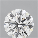 Lab Grown Diamond 1.03 Carats, Round with Ideal Cut, D Color, IF Clarity and Certified by IGI