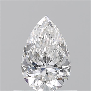 Picture of Natural Diamond 0.50 Carats, Pear with  Cut, F Color, VS1 Clarity and Certified by GIA