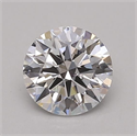 Del inventario de diamantes de laboratorio, 0.73 quilates, Redondo , Color D, claridad VVS1 y certificado GIA