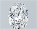 Natural Diamond 0.90 Carats, Oval with  Cut, D Color, VS2 Clarity and Certified by GIA