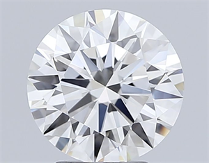 Picture of Lab Grown Diamond 3.02 Carats, Round with Ideal Cut, G Color, VVS1 Clarity and Certified by IGI