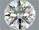 Natural Diamond 0.80 Carats, Round with Excellent Cut, K Color, VVS2 Clarity and Certified by GIA