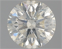 Natural Diamond 0.70 Carats, Round with Excellent Cut, K Color, I1 Clarity and Certified by GIA