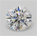 Lab Grown Diamond 1.01 Carats, Round with Excellent Cut, D Color, VVS1 Clarity and Certified by IGI