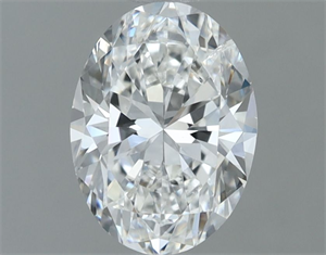 Picture of Natural Diamond 1.00 Carats, Oval with  Cut, G Color, SI2 Clarity and Certified by GIA
