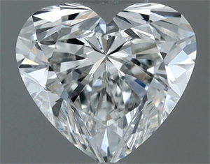 Picture of Natural Diamond 0.50 Carats, Heart with  Cut, G Color, SI1 Clarity and Certified by GIA