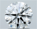 Diamante Natural 1.25 quilates, Redondo , Color F, claridad FL y certificado GIA