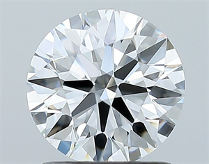 Foto Diamante Natural 1.25 quilates, Redondo , Color F, claridad FL y certificado GIA de