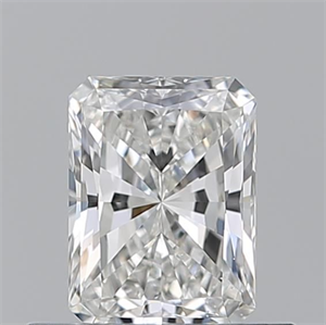 Picture of Natural Diamond 0.50 Carats, Radiant with  Cut, H Color, VS2 Clarity and Certified by GIA