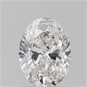 Natural Diamond 0.90 Carats, Oval with  Cut, G Color, SI1 Clarity and Certified by GIA
