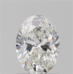 Picture of Natural Diamond 0.90 Carats, Oval with  Cut, G Color, SI1 Clarity and Certified by GIA
