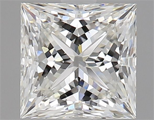 Picture of Natural Diamond 1.00 Carats, Princess with  Cut, H Color, VS1 Clarity and Certified by GIA