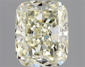 Foto Diamante Natural 1.51 quilates, Del cojín , Color N, claridad VS1 y certificado GIA de