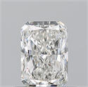 Natural Diamond 0.52 Carats, Radiant with  Cut, H Color, VVS1 Clarity and Certified by GIA